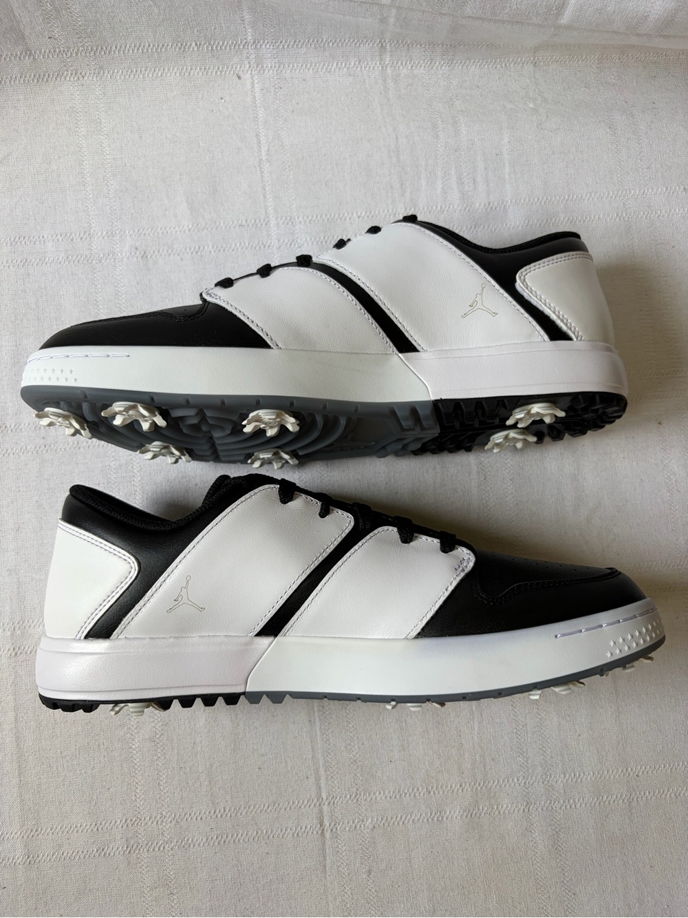 Nike Jordan Nu Retro 1 Low Golf Shoe Black White Men’s Size 11.5 FZ4153-003 NEW! - Picture 7 of 8